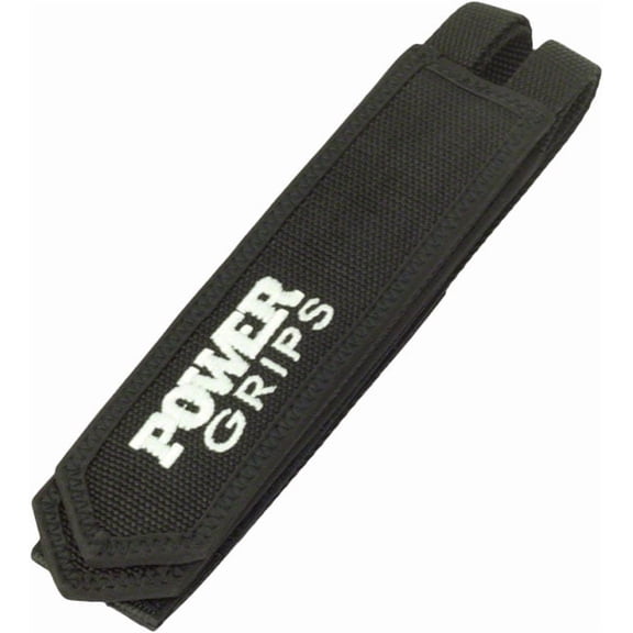 Power Grips Fat Straps Black/White Compatible With Most Flat Pedals