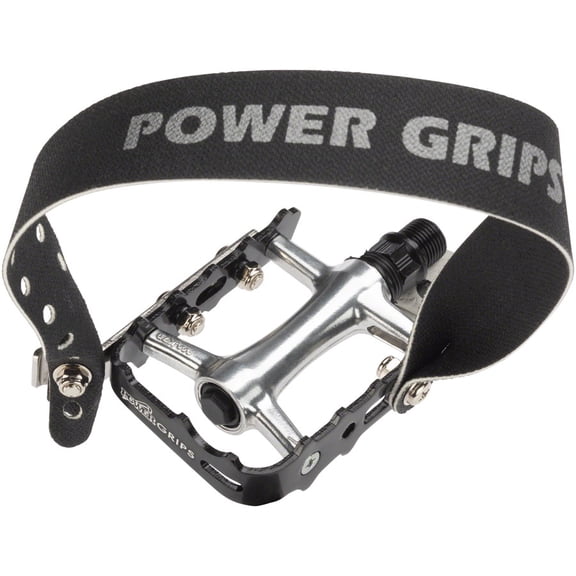 Power Grips High Performance Cage Pedal Kit 9/16" Chromoly Alloy Body Black XL