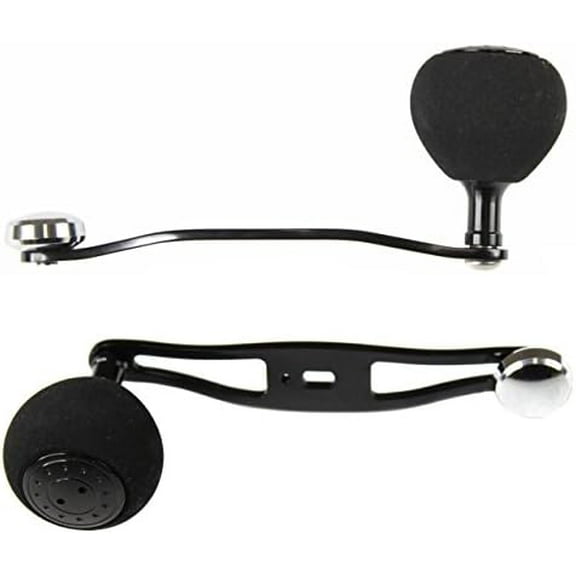 Power Handle for Quantum Baitcast Reel - Offset Black Arm w/ 39mm Black EVA Knob$$Sport & Recreation Other