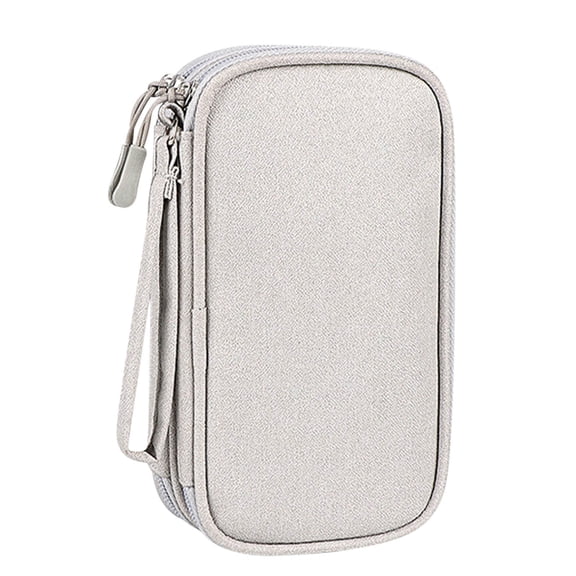 Power Hard Disk Protective Sleeve Charging Treasure U Disk Shield Headset Data Cable Digital Accessories Storage Bag Multi-layer Protective Sleeve, Electronics Gadgets