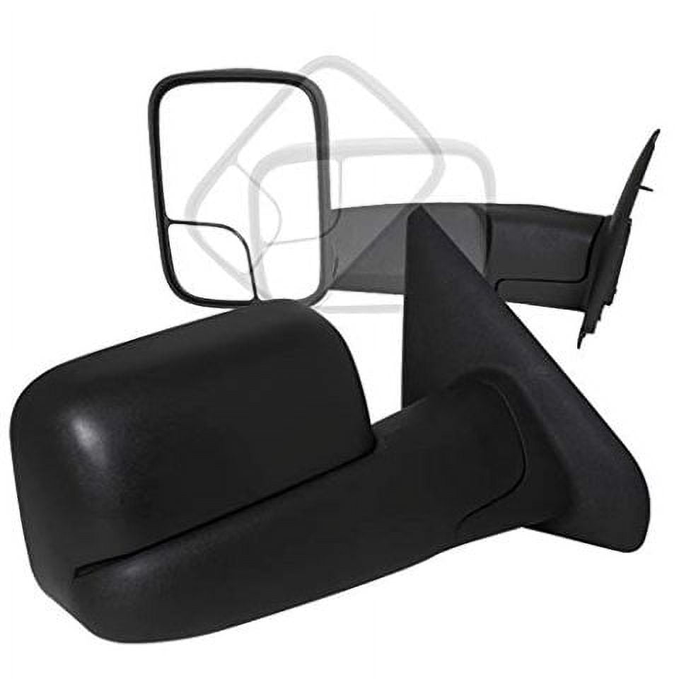 Power Heated Flip Up Tow Mirror Assemblies For 0210 Ram P/U Left