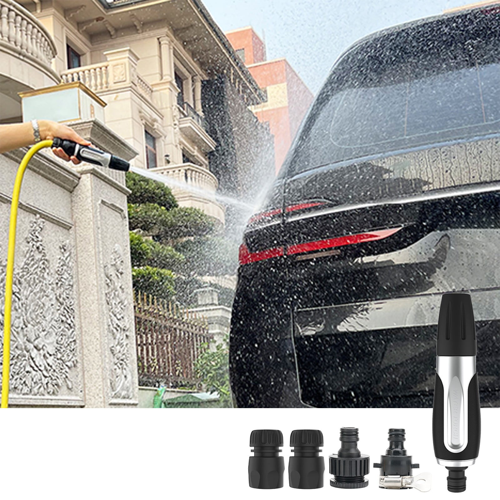 Power High Pressure Jet Washer, 2024 Upgrade Garden Hose High Pressure