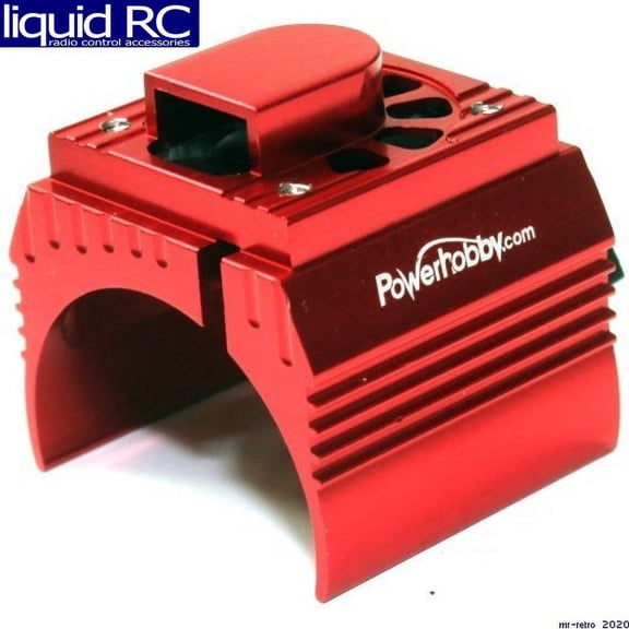 Power Hobby Aluminum Cooling Fan 1/8: Red