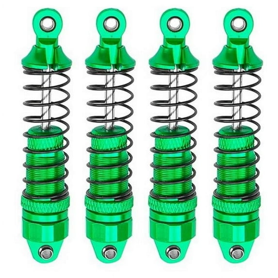 Power Hobby PHB6563GREEN Aluminum Front & Rear Shocks for Arrma Grom - Green - 4 Piece
