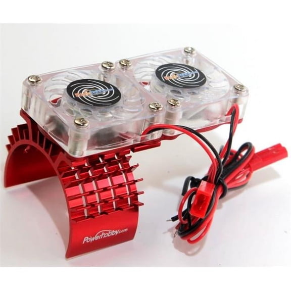 Power Hobby Aluminum Cooling Fan Slash 4Wd Red
