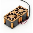 thumbnail image 1 of Power Hobby PHBPHF116ORANGE 40 mm Twister Twin Dual 1-8 1-5 Scale Motor Aluminum Cooling Fan, 1 of 2