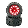 thumbnail image 1 of Power Hobby Scorpion Xl Belted Tires Viper Wheels Arrma Kraton Outcast Red, 1 of 1
