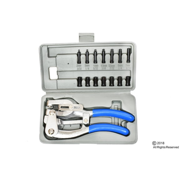 Power Hole Punch for Aviation Sheet Metal Plastic Heavy Duty Hand Held Set New
