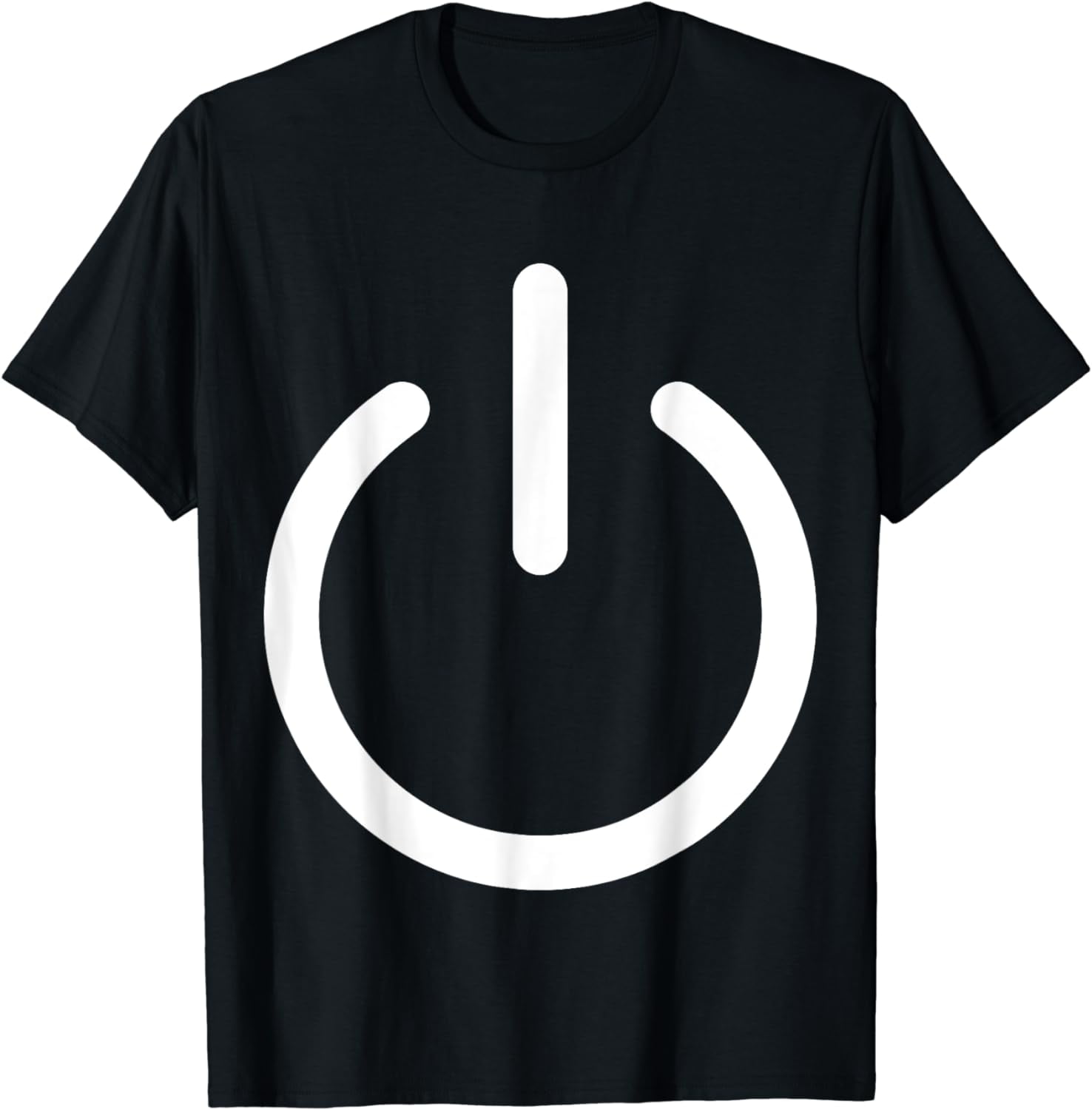 Power Icon T-Shirt On Off Symbol Electronic Power Tee - Walmart.com
