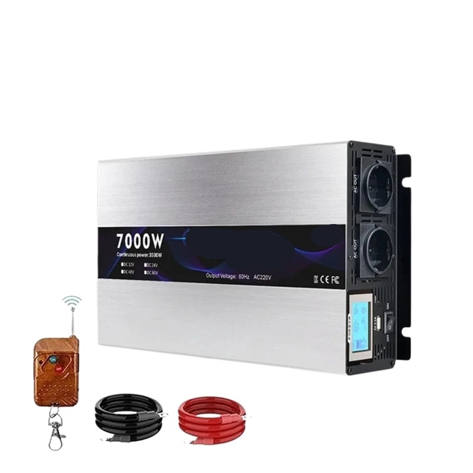 Power Inversor combertidor conversor convertisseur solar inverter 12v 24v pure sinus onda pura 7000w ,High-efficiency Conversion