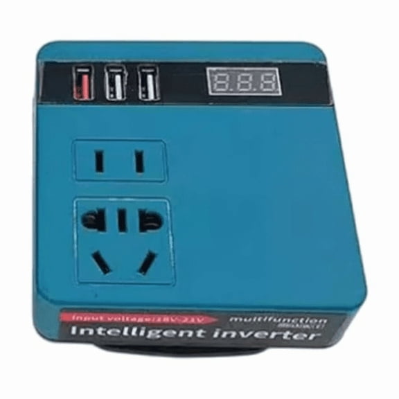 Power Inverter DC 18V To 220V Inverter Adapter Power Supply Inverter For Home Appliances For Dewalt 18V Battery Outdoor Camping