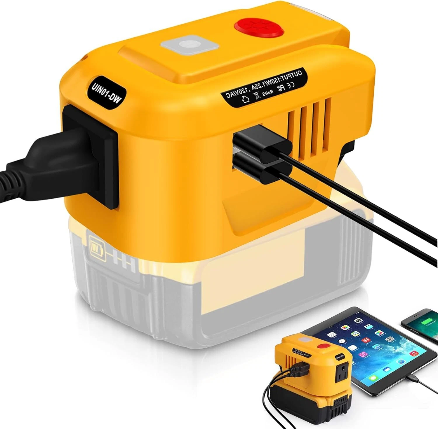 portable power for camping Lipower G1000L-S Portable Power Station 1075Wh 1200W For Outdoor, Power Station Only main image 0