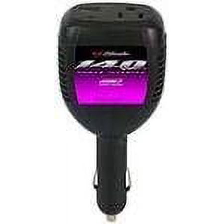 Schumacher Power Inverter Universal - 280W Surge, 1 Outlet, LED Indicator - Multicolor