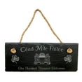 thumbnail image 1 of Power Irish Coat of Arms Slate Plaque Blessing - Céad Míle Fáilte, 1 of 1