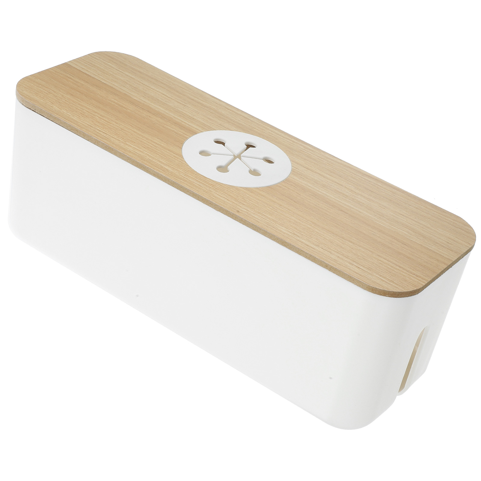 Power Junction Box The Wire Appliance Cord Holder Wire Organizer Box Cord Boxes for Cables Desk