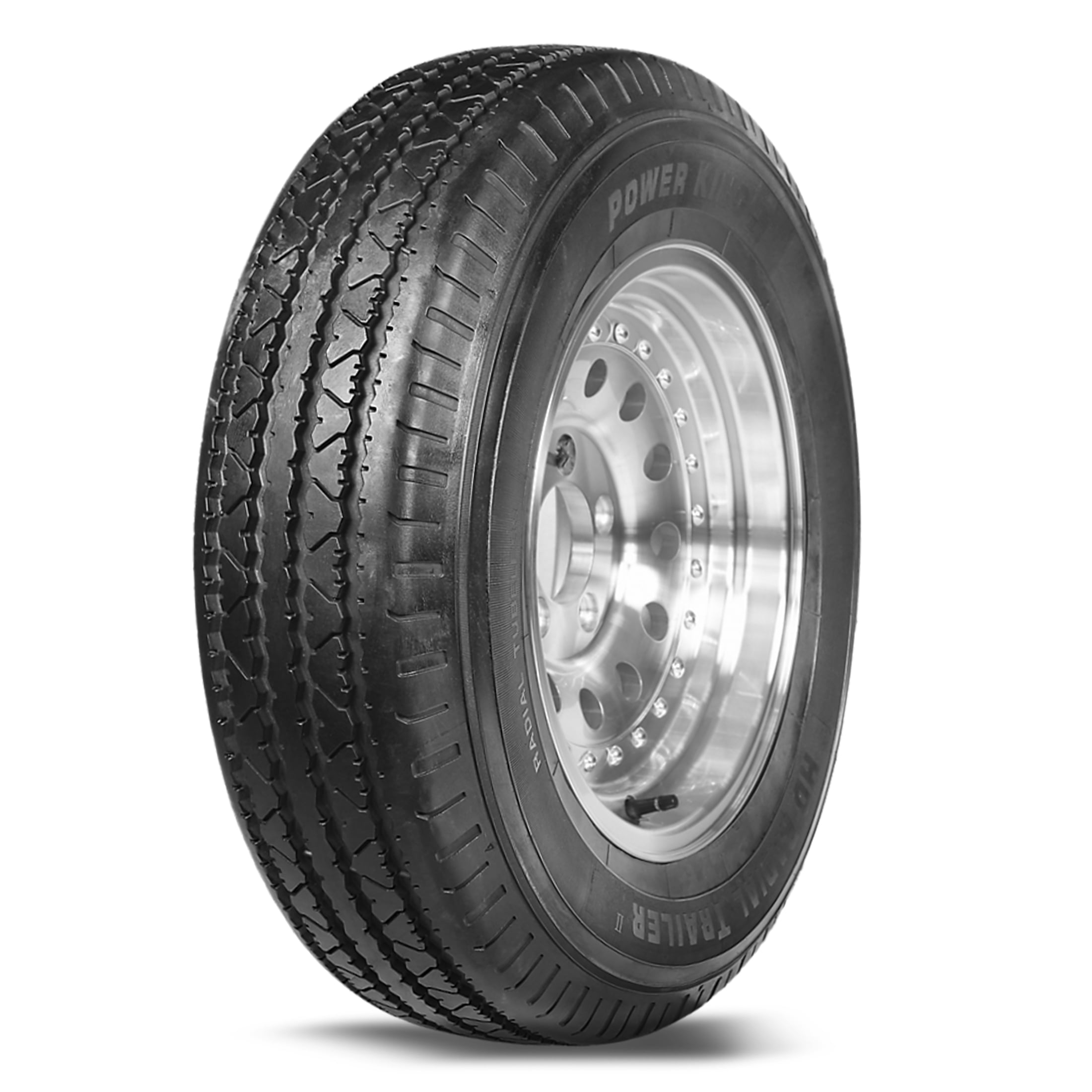 Power King HD Radial Trailer II ST205/90R15 10PR 118/113L E Trailer Tires ST205/90R/15 (Tire Only)