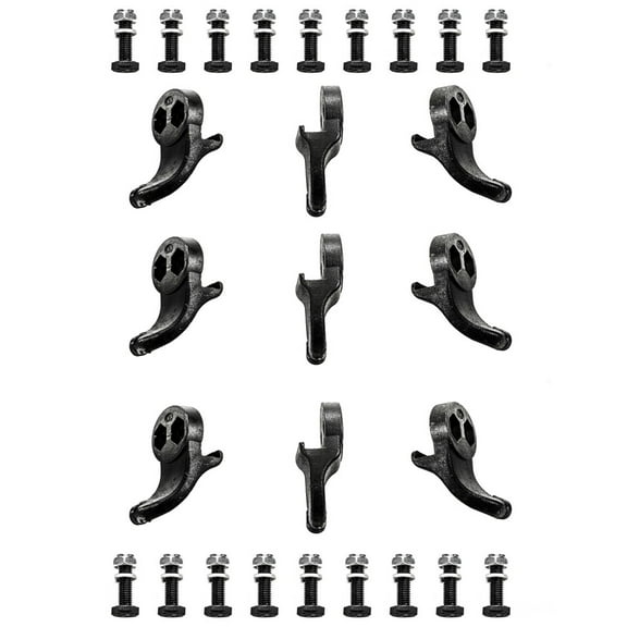 Power King PK080308 (9-Teeth) Solid Steel Carbide Tipped Stump Grinder Teeth Full Set Replacement for PK0803V/PK0803-EH Stump Grinders