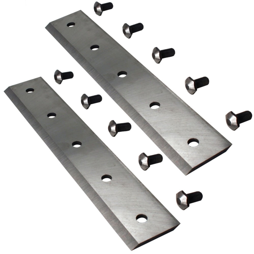 2-Pack PK090301 Wood Chipper Blades - 12" Steel Replacement Blades For Power King 4", 5", & 5" Electric Start Chipper Shredders