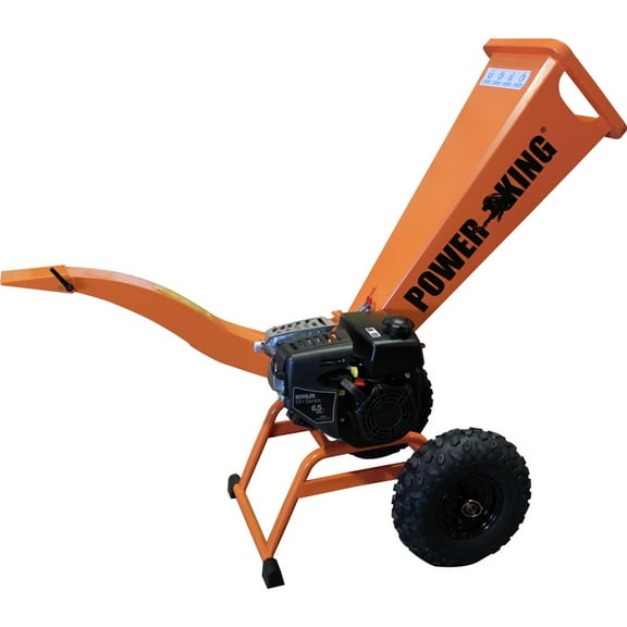 Power King PK0913DD 6.5 HP Powered by KOHLER SH265 Gas Engine Direct Drive 2.8 in. Chipper with (2) Extra Set of Steel Blades