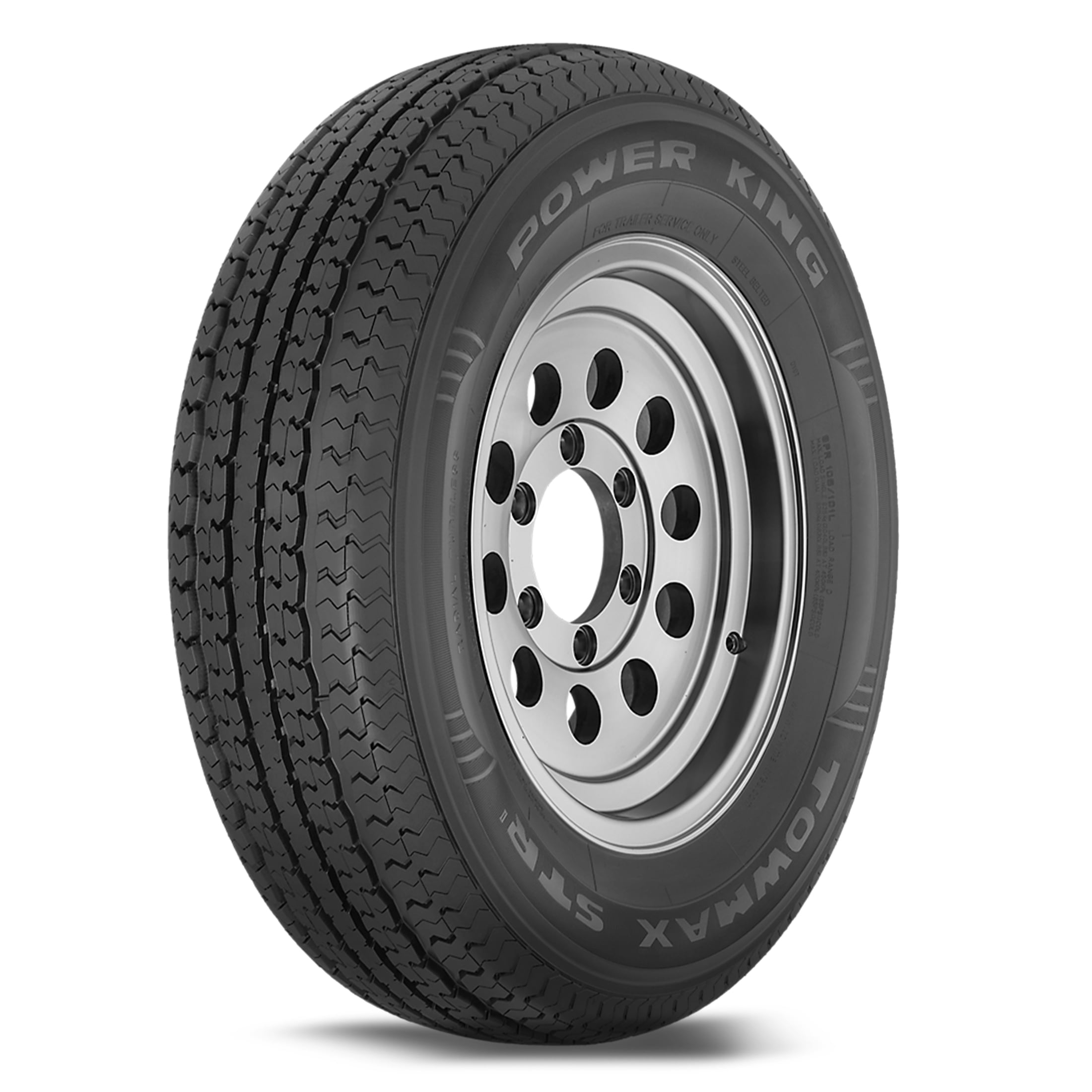 Power King Towmax STR II ST235/85R16 12PR 128/124M F Trailer Tires ST235/85R/16 (Tire Only)