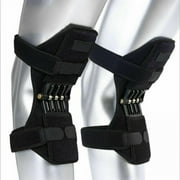 Power Knee Brace, 2 Packs Joint Support Knee Pads Recovery Brace Protective Sports Knee Breathable Protective Sports Knee Stabilizer Pads Rebound Spring Force Knee Power Enhancer Booster