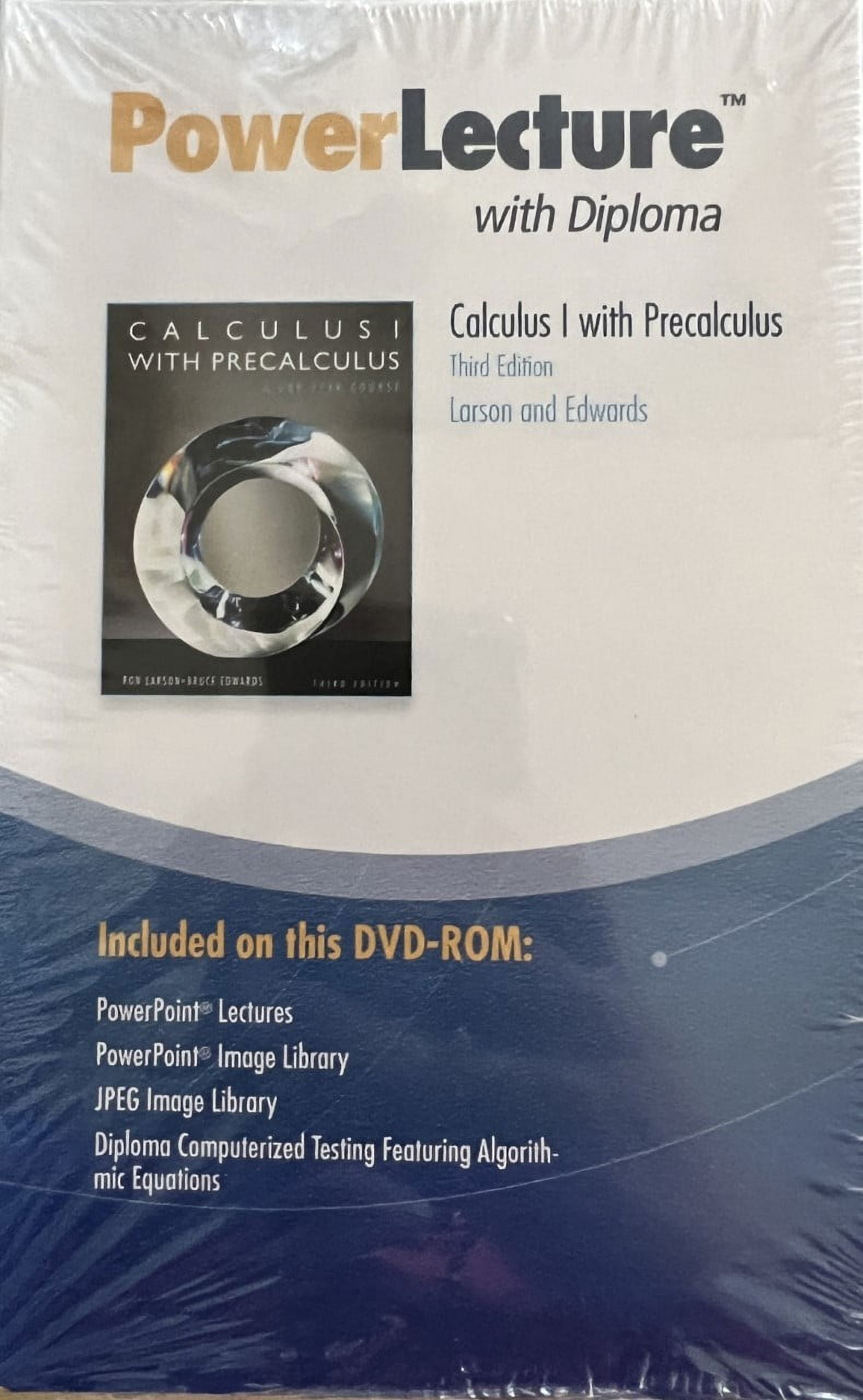 Power Lecture with Diploma, Calculus 1 with Precalculus, Third Edition ...