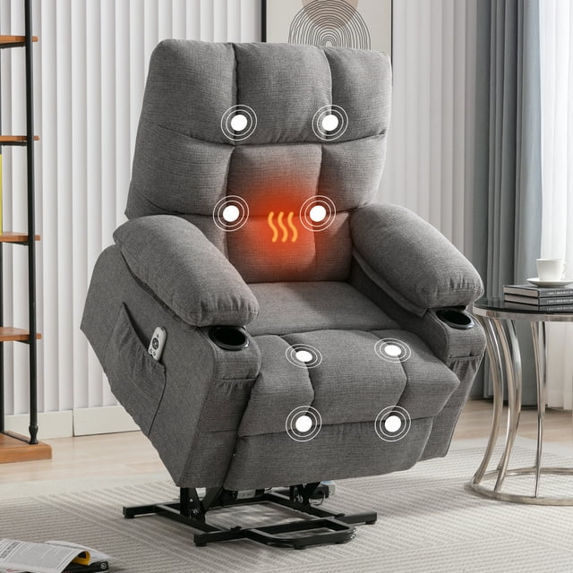 Power Lift Recliner Chair, 23in Wide Large Recliner Chair for Elderly
