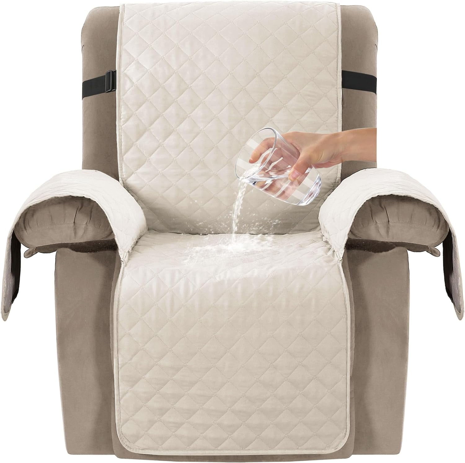 100 Waterproof Recliner Chair Covers, 28" NonSlip Power Lift Recliner