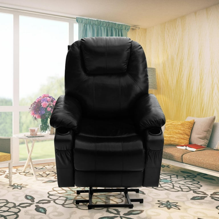 Genuine leather lazy boy recliner sales
