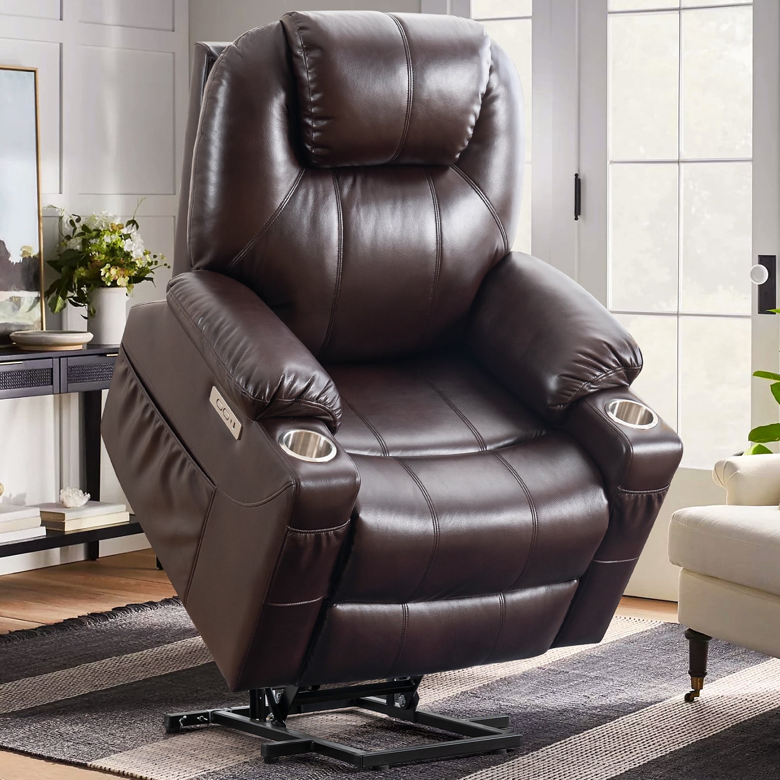 Power Lift Recliner Chair for Elderly,Oversize Massage chair with Heat