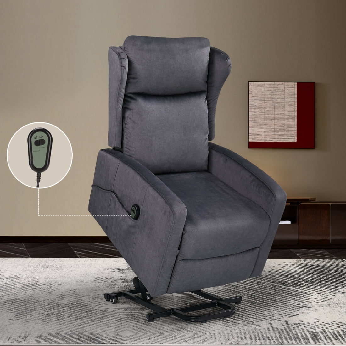 Power Lift Recliner Chair, Electric Recliner for Elderly, Oversized