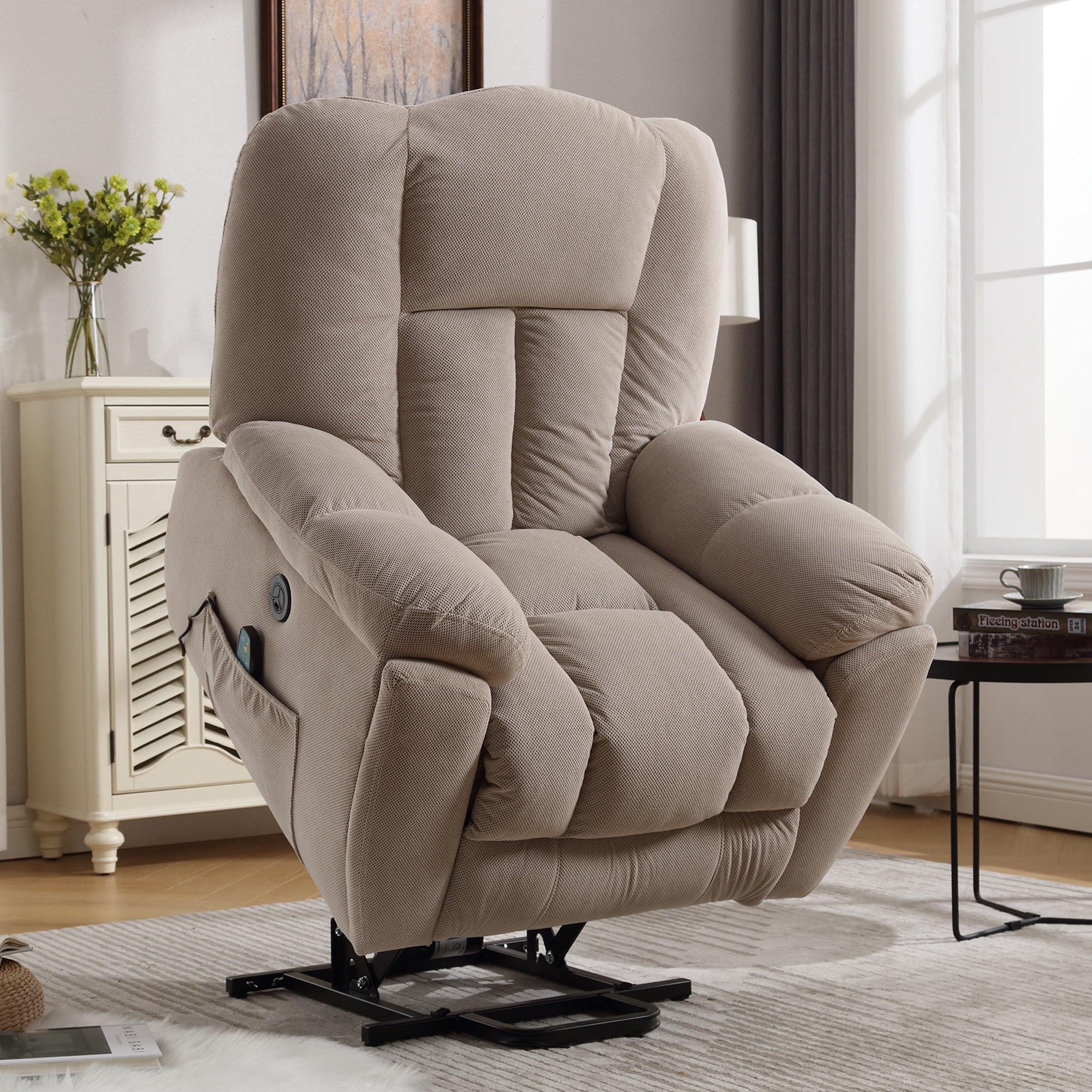 Power Lift Recliner Chair with Vibration Massage and Heating, Oversized