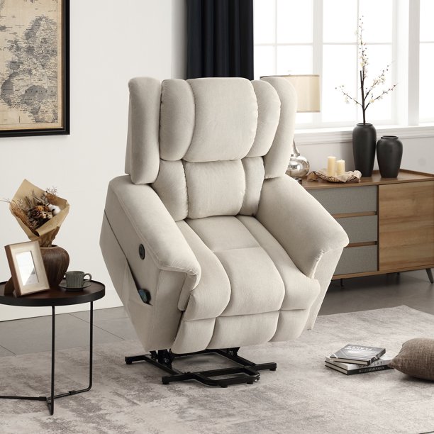 Power Lift Recliner Chair with Massage and Heat for Elderly ...