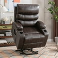thumbnail image 1 of Power Lift Recliner Chairs for Elderly PU Leather Massage Recliner Sofa Chair Comfy Home Theater Seat, 1 of 7