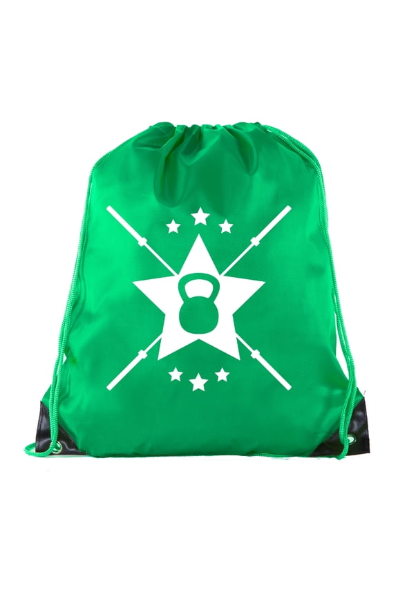 Power Lifting Backpacks, Extreme Fitness Drawstring Bags Weightlifting Gym Bags - Emblem