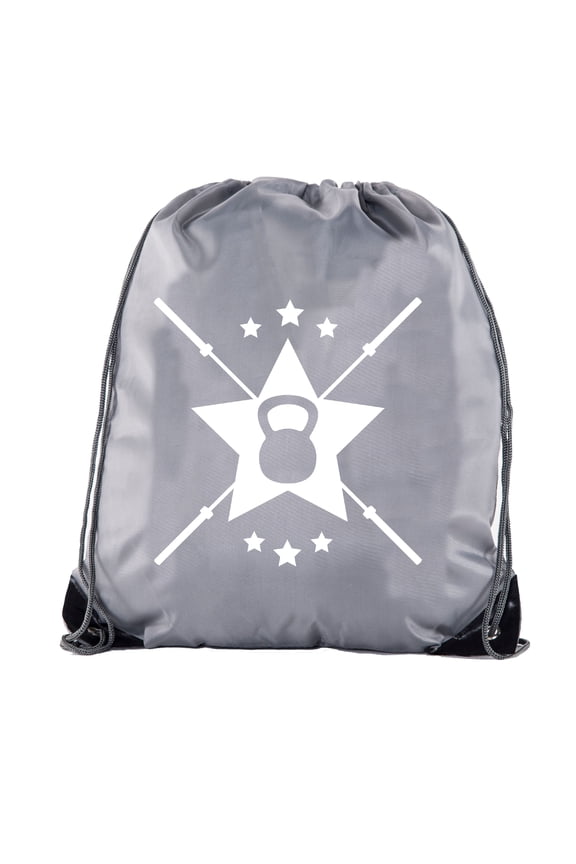 Power Lifting Backpacks, Extreme Fitness Drawstring Bags Weightlifting Gym Bags - Emblem
