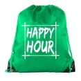 thumbnail image 1 of Power Lifting Backpacks, Extreme Fitness Drawstring Bags Weightlifting Gym Bags - Happy Hour, 1 of 2