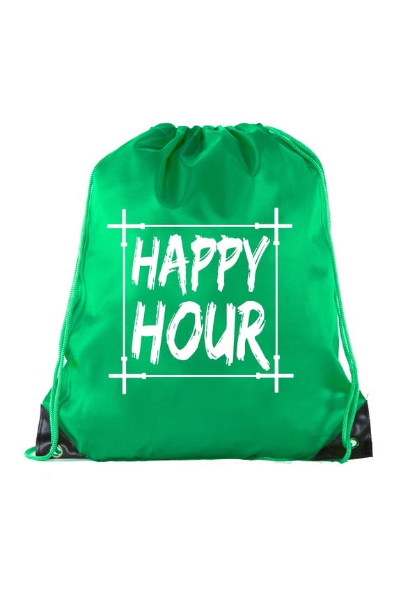 Power Lifting Backpacks, Extreme Fitness Drawstring Bags Weightlifting Gym Bags - Happy Hour