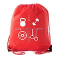 thumbnail image 1 of Power Lifting Backpacks, Extreme Fitness Drawstring Bags Weightlifting Gym Bags - Workouts, 1 of 2