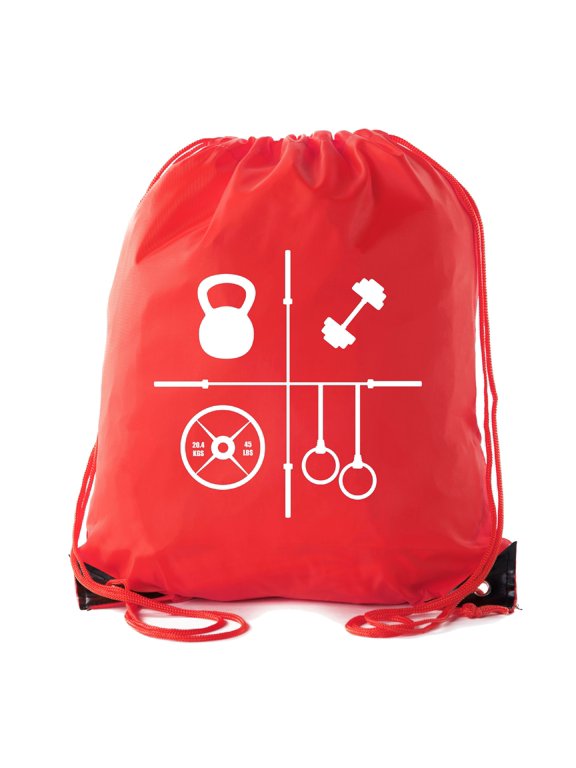 Power Lifting Backpacks, Extreme Fitness Drawstring Bags Weightlifting Gym Bags - Workouts