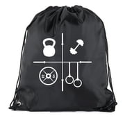 Power Lifting Backpacks, Extreme Fitness Drawstring Bags Weightlifting Gym Bags - Workouts