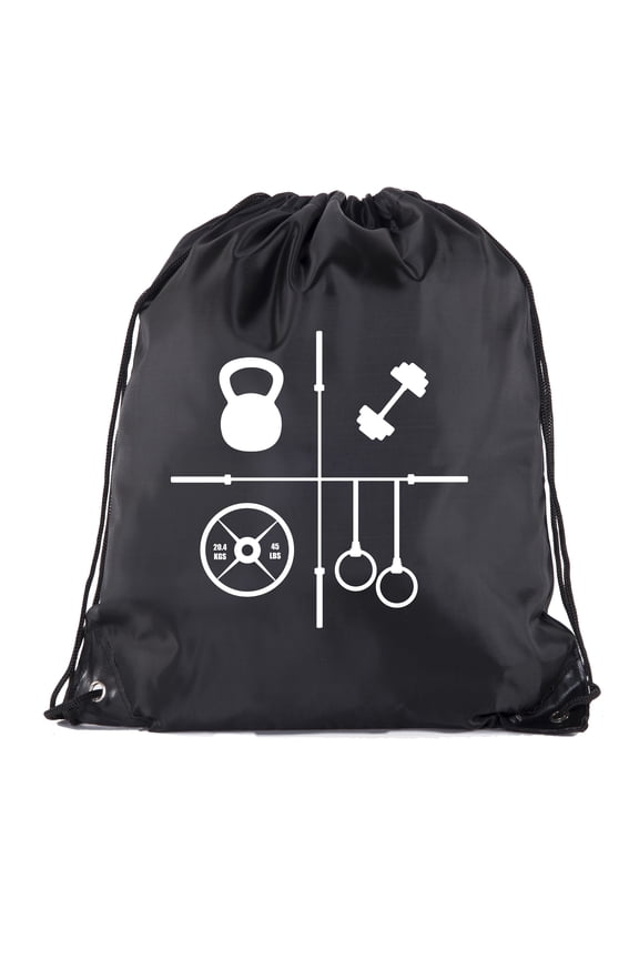 Power Lifting Backpacks, Extreme Fitness Drawstring Bags Weightlifting Gym Bags - Workouts