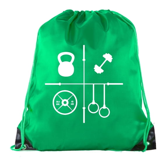 Power Lifting Backpacks, Extreme Fitness Drawstring Bags Weightlifting Gym Bags - Workouts