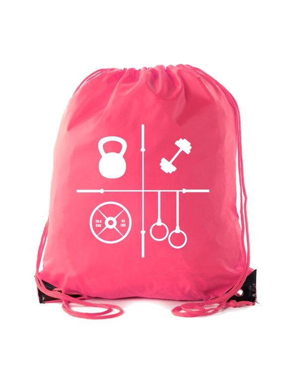 Power Lifting Backpacks, Extreme Fitness Drawstring Bags Weightlifting Gym Bags - Workouts