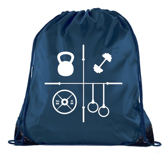 Power Lifting Backpacks, Extreme Fitness Drawstring Bags Weightlifting Gym Bags - Workouts