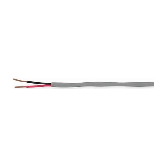 Power Limited and Communication Cable, 2 C, Red, PVC, 1000 ft. E1032S.41.10