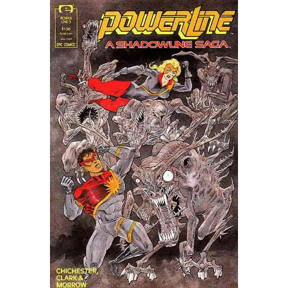Power Line #5 VF ; Epic Comic Book