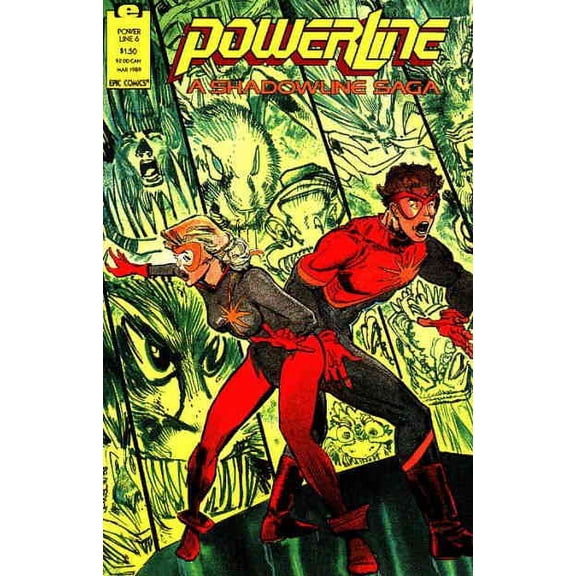 Power Line #6 VF ; Epic Comic Book