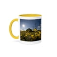 thumbnail image 1 of 3dRose, Power lines, prairie flowers, Chicago, IL - US14 RSP0005 - Rob Sheppard, 15oz Two-Tone Yellow Mug, 1 of 7