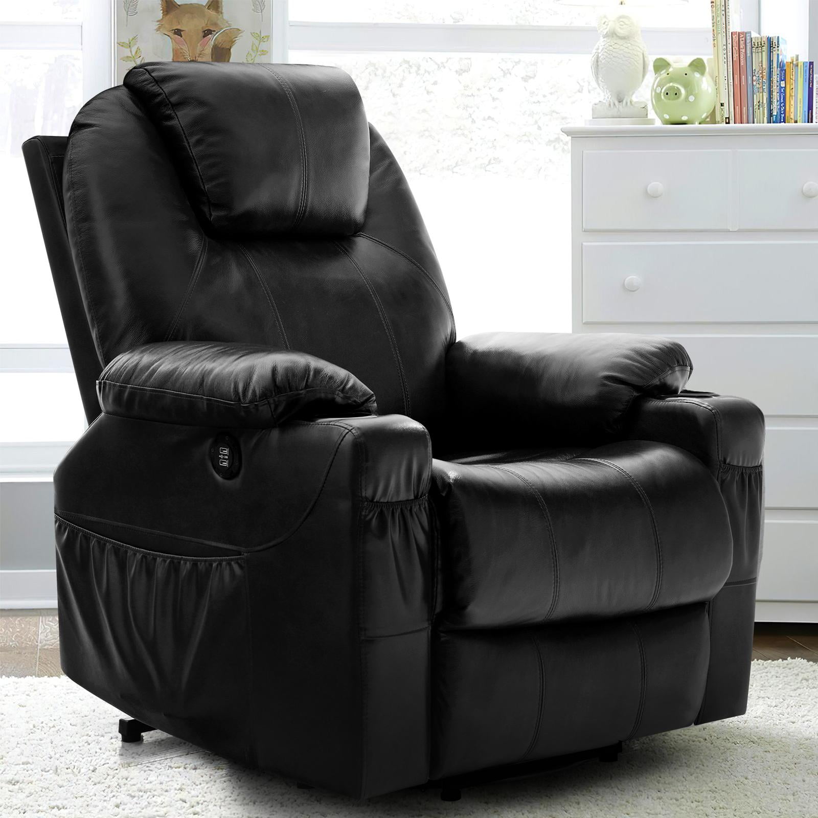 Power Massage Lift Recliner Chair with Heat & Vibration for Elderly